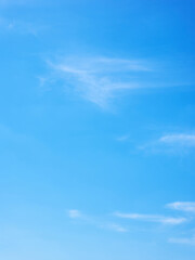 Beautiful clear blue sky background