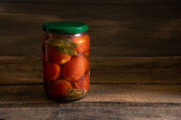 Food in a package on a wooden background. Foodstock concept