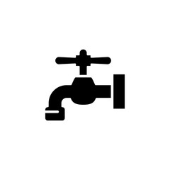 faucet icon vector symbol template