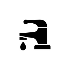 faucet icon vector symbol template