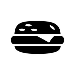 burger icon vector symbol template