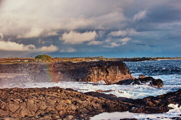 Obraz premium waves on the beach