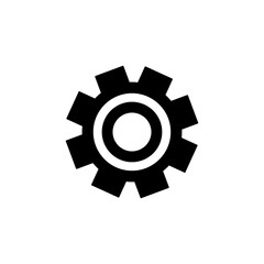 gear icon vector symbol template