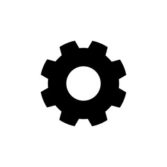 gear icon vector symbol template