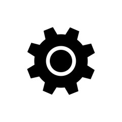 gear icon vector symbol template