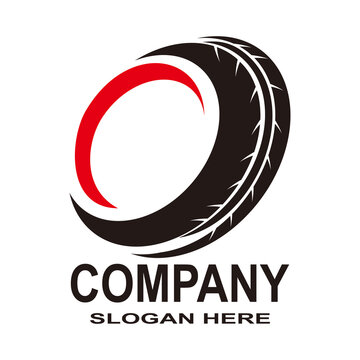 Tire vector icon illustration design template