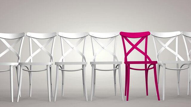 Individuality is a concept, to be different, to be the best, to stand out. 3D rendering