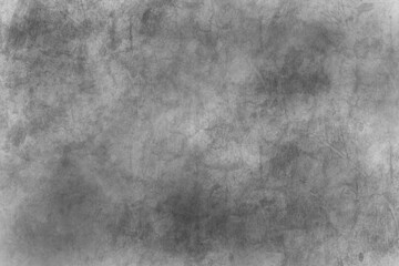 Fototapeta na wymiar Dark gray watercolor background, monochrome screen saver. Paintbrush hand made technique.