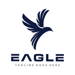 Fototapeta na wymiar Fly Eagle Logo. Eagle Logo Vector
