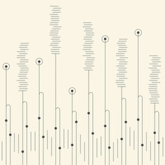 Seamless Chaotic Pattern. Minimal Swatch Background