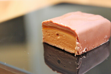 close up of a chocolate cake