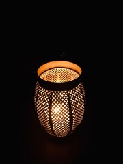 lantern in the dark