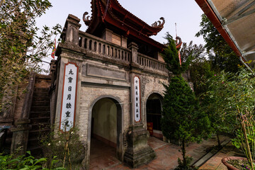 The Buddhism Temple of Bac Ha in Vietnam