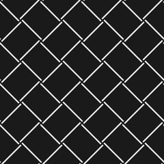 Seamless abstract patterns. Geometric grid of Interlacing.