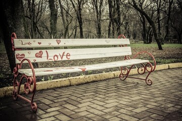 bench in the park