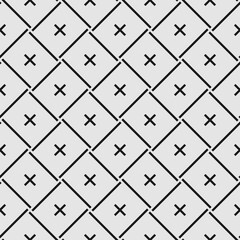 Seamless abstract patterns. Geometric ornament of Interlacing.