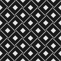 Seamless abstract patterns. Geometric ornament of Interlacing.