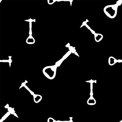 Bottle Opener Seamless Pattern, Bottle Cap Opener