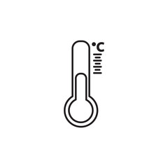 Thermometer line icon