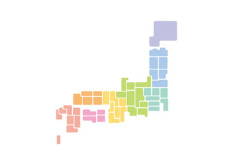 日本都道府県地図