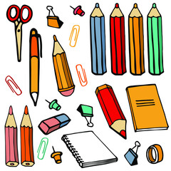 Stationery color set