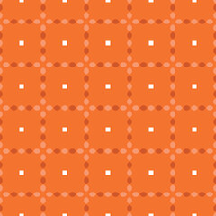 Vector seamless pattern texture background with geometric shapes, colored in orange, brown, white colors.