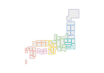 日本都道府県地図