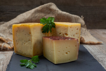 white plate with a fork on a wooden table