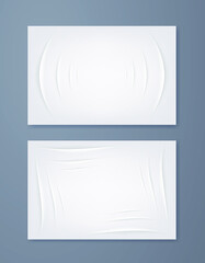 Set of Folded Paper Background . Isolated Vector Elements