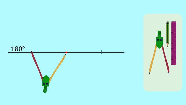 visual motion video angle bisector construction design