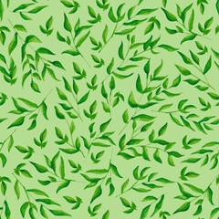 bamboo leaves pattern