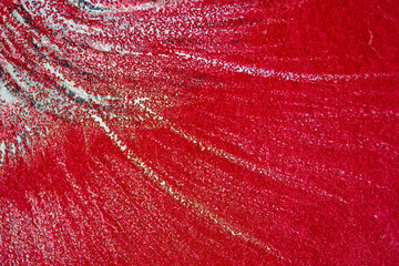 abstract patterns made with paint or improvised materials 