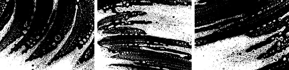 Soap grunge backgrounds. Foam textures set. Foam water. Soap bubble stains. Shampoo. Soap texture. Foam grunge overlay. Foaming. Shower gel. Shaving cream. Bath. Laundry detergent. Cleaning. Washing.