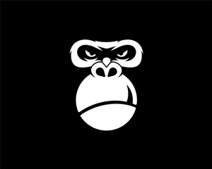 Angry gorilla face