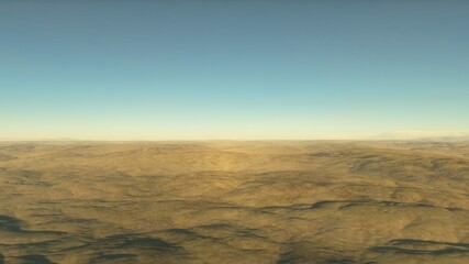 science fiction wallpaper, cosmic landscape, realistic exoplanet, beautiful alien planet in far space, detailed planet surface 3d render