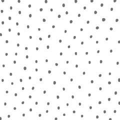 Polka dots brush painting pattern on background - hand drawn, colorful holiday background, web icon, symbol, sign, romantic wedding, love card - image abstract background