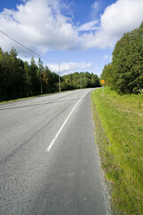 road scene, Finland