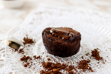 Coulant de chocolate casero