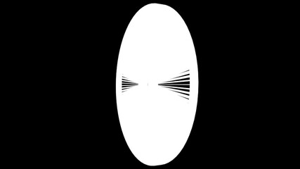 3d rendering of a white cogwheel mask isolated