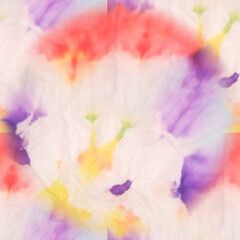 Brush Stroke Canvas. Bright Colors Batik 