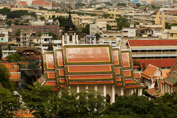 View from  Golden Mount, Bangkok, Thailand, Southeast Asia, Asia