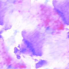 Tie Dye Seamless Texture. Magenta, Blue Shibori 