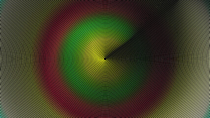 gradient Lines in Circle Form .  Vector Illustration . Abstract Geometric ,Striped colorful background