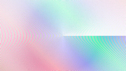 gradient Lines in Circle Form .  Vector Illustration . Abstract Geometric ,Striped colorful background