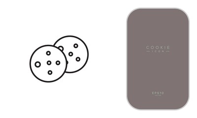 cookies icon illustration isolated vector sign symbol