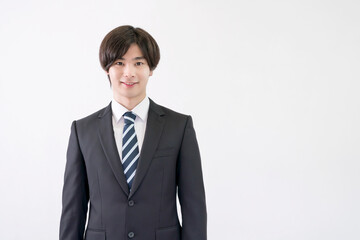 ビジネスマン　微笑む