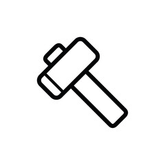 hammer icon vector symbol template