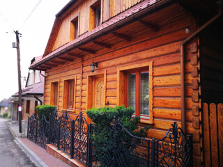 Fototapeta na wymiar Sightseeing Lanckorona. Beauty small architecture in Poland. Lanckorona, Poland, Europe.