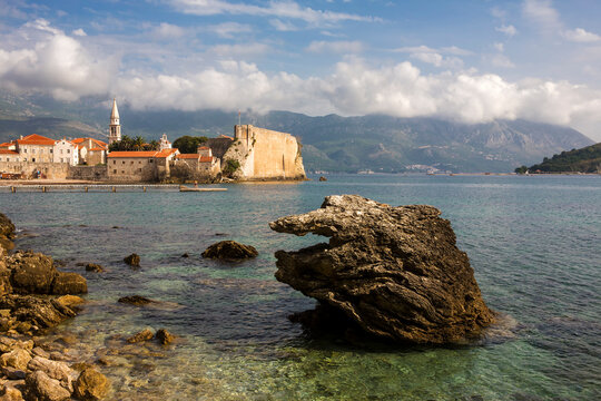 The old town of Budva, Montenegro