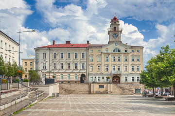 Obraz premium Poland, Malopolska Lesser Poland, Gorlice, Town Hall